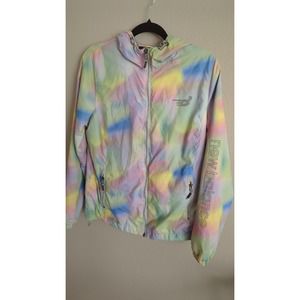 M New Balance Women's Tie Dye Hooded Jacket